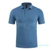 2024 lululemenI Hoge Kwaliteit Werk Uniform Business Gym Katoen Dikke Heren Plain Golf Polo Shirt met Custom gvh556