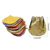 Gift Wrap 24 PCS Silk Brocade Jewelry Pouch Bag Small Satin Coin Purse Chinese