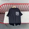 T-shirt da uomo Line Square Nero Bianco Verde Rhude T-Shirt Uomo Donna Alta qualità RHUDE manica corta oversize Tee T230602