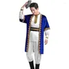 Stage Wear Ethnic Men Chinese Folk Dance Uygur Nationality In Xinjiang Performance Clothing Festival Party Costume