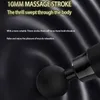 Pistolet Massage Gun Percussie LCD Elektrisch Pistola Massage Fascia Gun Nek Terug Voet Been Schouder Body Deep Muscle Massager L230523