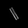 Smoking Accessories Hollow Quartz Terp Pillar With 6mm OD 25mm Length Laser Engraving Pattern