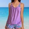 Costumi da bagno da donna Pantaloncini da bagno da donna Pagliaccetti carini per le donne Tankini da donna sportivi 2 pezzi Costumi da bagno normali