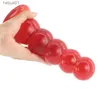 Massage 5 Colors Big Dildo Strong Suction Beads Anal Dildo Box Packed Butt Plug Ball Anal Plug Sex Toys for Women Men Adult Product Sex Shop L230518