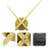 Wandklokken Metalen klok Wijzerplaat Grote wijzer Home Supply Niet-tikkende beweging Kruissteek Onderdelen Set Kit Bewegingen