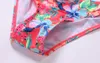 6-14 Year Old Teenager Two Piece Girls' Swimwear High Quality Bikini Set Flower Children's Beach Suit-ST168 P230602