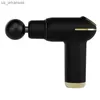 Mini Elektrische Heet Kompres Fascia Gun Trillingen Spier Ontspanning Massager Draagbare Fitness Massage Gun Neck Massager L230523