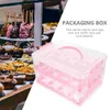 Gift Wrap Portable Desserts Storage Transport Container Box Multi Layer Cupcake Muffin Carrier Holder