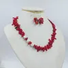 Choker Collier de Corail Naturel Exquis Jolie Envoyer des Cadeaux de Fille Bien-Aimée