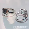 New 2023 designer jewelry bracelet necklace of flower bird fearless word tide blind for love RI couple ring