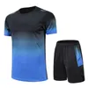 Trainingspakken voor heren 2023 Sneldrogende voetbalkleding Trainingspak voor heren Joggen Sport Ademend Dames Sportkleding Sport 2-delige hardloopsets Grote maten J230601