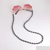 Okulary łańcuchy punkowe szklanki dla kobiet mężczyzn pu skórzane kolory metalowe okulary przeciwsłoneczne smyczy