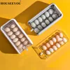 Storage Bottles Japanese-style Double Stacking Drawer Type Egg Fresh-keeping Kitchen Box Transparent Refrigerator Food Container