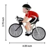 Harts Glossy Girl Boy Bicycle Sports Personliga julprydnader som handgjorda hantverk souvenir grossist och detaljhandel 10 cm höjd Pr804