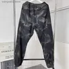 Mäns byxor tvättade tungt tyg RRR123 Tie Dye Sweatpants Men Kvinnor Högkvalitativa RRR 123 byxor Drawstring Trousers T230602