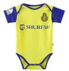 Maglia da calcio 2023 Barcelona Baby PSgS 23 24 Napoli Real Madrid Home Football Kids Kit 9-18 mesi camicia
