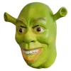Party Masks Adult Funny Green Shrek Mask Gloves Claws Movie Anime Cosplay Party Masquerade Prop Fancy Dress Halloween Mask Full Face 230602