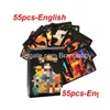 Kartenspiele 55 Stück Goldfolienkarten Spiel Entertainment Collection Board Battle Elf Englischer Hersteller Großhandel Drop Delivery Spielzeug Gi Dhamh