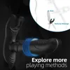 Silicone Anal Vibrator Poussée Stimulateur De La Prostate Masseur Retarder L'éjaculation Anal Butt Plug Godes Sexe Adulte Jouets pour Hommes L230518