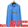 Diego Maradona ssc Napoli Maglie da calcio retrò 1986 1987 1988 1989 1990 1991 1993 2013 2014 Coppa Italia Vintage Calcio Maglia da calcio Classic Napule