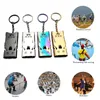 Party Favor Double Pipe Whistle Pendant Keychain High Decibel Outdoor Survival Emergency Whistle Camping Tool Multifunction Whistle