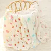 Blankets Swaddling 6 Layers Bamboo Cotton Baby Receiving Blanket Infant Kids Swaddle Wrap Sleeping Warm Quilt Bed Cover Muslin 230601