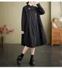 カジュアルドレス2023韓国ファッションビンテージ刺繍春夏の女性ドレス長袖シャツ女性エレガントな女性服