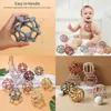 Baby Teethers Toys 10pcs Soft Silicone Teether Kids Creative Teething Teether Infant Chewing Toys Transformable Nursing Gift For Baby BPA Free 230601