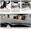 New Creative Rhinestone Bowknot Car Interior Mirror Cover Decor Charm Crystal Diamond Rear View Mirror Ornament Auto Accessories