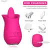 Massage 10 Frequenz Brustwarzen Zunge lecken Massagegerät Oral Sexy weiblicher Masturbator Erwachsene Produkte Klitorisstimulator Sexy Spielzeug für Paare L230518