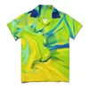 Chemises décontractées pour hommes Tie Dye Print Blouses Mens Abstract Design Hawaii Short Sleeve Graphic Cool Oversize Vacation Shirt Birthday Gift