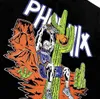 Herr t-shirts skelett basket grafisk t-shirt herrar cool tee streetwear män kvinnor mode hip hop ren bomull t-shirt man överdimensionerad t-shirt j230602