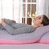 Moderskapskuddar graviditet pojkvän arm kropp sovande kudde fall täcker sömnform kudde täcke u-form