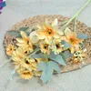Decorative Flowers Artificial Dahlias Chrysanthemums Silk Household Wedding Guides Decoration
