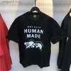 Heren T-shirts Human Made T-shirt Mannen Vrouwen 1 1 Hoge Kwaliteit Human Made T-shirt Casual Tops Tee Japan Korte Mouw T230602