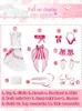 Trajes de anime com capuz Kawaii Hatsunes Miku 15º aniversário Cosplay vem roupas Miku15th COS vestido rosa princesa lolita festa de Halloween para mulheres tema saboroso 10