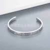 Novo anel de colar de joias de designer 2023 Xiao mesmo galvanoplastia 18K pulseira de platina tem tendência reta