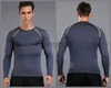 T-shirts pour hommes Fitness Hommes Manches longues Running Sports T-shirt Vêtements Hommes Thermique Muscle Bodybuilding Gym Compression Collants à séchage rapide Chemise J230602