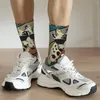 Herrstrumpor hiphop vintage giraff djur galna mäns komprimering unisex harajuku sömlös tryckt nyhet happy crew sock