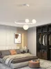 Pendelleuchten Schlafzimmer LED-Lampe Moderner minimalistischer Kreis Magic Bean Art Esszimmerbeleuchtung Nordic Cafe Bar Home Dekoration Kronleuchter