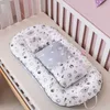 Bed Rails Portable Crib Middle Removable and Washable born Foldable Travel Luggage Baby Nest 230601