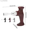 Pistola per massaggio muscolare Strumento ergonomico per alleviare il dolore dei tessuti profondi con testina massaggiante per viaggi L230523