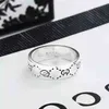 50 % Rabatt auf Designerschmuck, Armband, Halskette, Ring, Sterling-Silber, weiblich, wahre Liebe, furchtloser Geist, seltsam, einfach, Yintai-Paar, Trendring, neuer Schmuck