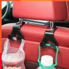 Nouveau nouveau Double tête voiture siège arrière crochets appui-tête cintre sac à main sac suspendu support intérieur stockage crochet multifonctionnel