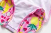 Barnens badkläder 1-10Y TODDLER Baby One Piece Girl Fruit Print Children's Swimsuit P230602