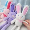Pulling Rabbit Plush Toy Pendant Pulling Rabbit Doll Bag Decoration Long Ear Rabbit