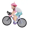 Harts Glossy Girl Boy Bicycle Sports Personliga julprydnader som handgjorda hantverk souvenir grossist och detaljhandel 10 cm höjd Pr804