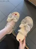 De nieuwe sandalen van dit jaar 2021 Nieuwe dames zomer Soft Bottom Fairy Style Bow All-Match Strass Two-Way Sandals gotische schoenen L230518