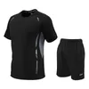 Survêtements pour hommes Combinaison de course pour hommes Gym Fitness Sportswear Workout Survêtements Set Sport T-shirts + Shorts Fitness Suit pour hommes J230601