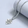 Neue 2023 Designer-Schmuck-Armband-Halsketten-Ring Xiao gleichen antiken kleinen Schädel herzförmigen Damen trendigen Anhänger